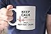 ARDOUR VAN Sudopo The Coffee Corner - Keep Calm and Wait. Not That Calm - 11oz Ceramic Coffee or Tea Mug - Funny Inspirational Mug for a Nurse or Doctor, Nurse Gift, Doctor Gift, Hospital Gift