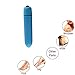 MADD Multi Speed Mini Electric Massager Waterproof 10 Frequency Portable Bullet Vibrator/Vibe Adult Toy, Kit Includes Storage Bag (Blue)