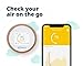 Kaiterra Laser Egg+ Chemical: Indoor Air Quality Monitor (Tracks PM2.5, Fine Dust, Chemicals (TVOCs), Temperature, and Humidity)