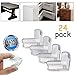 SurBaby |24 Pack Bonus Locks| Clear Corner Protector| Baby Proofing | Impact Absorbent Furniture Corner Guards |Baby Safety|Sharp Table Corner Protector| High Resistant Adhesive |