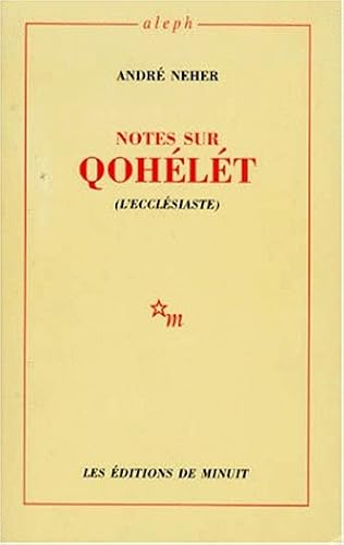 Download Notes sur Qohelet : L'ecclésiaste PDF