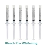 Teeth Whitening Gel 44% Carbamide Peroxide, 6 Tooth Bleaching Gel Syringes