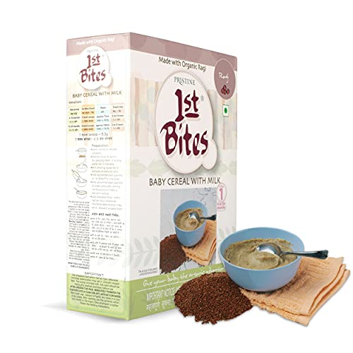 Pristine 1St Bites Baby Cereal With Milk (Ragi, 6-24 Months)