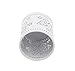 EasyPAG 2 Pcs 3-1/4 inch Dia x 3-3/4 inch High Round Floral Desk Pencil Holder Butterfly Pattern Design, White