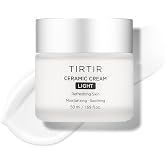TIRTIR Ceramic Cream Light | Deep moisturizer for Glass Skin, Polyglutamic acid, Centella Asiatica Extract, Skin barrier, Lightweight, Mild, Nature derived ingredients, Dry skin, Korean skincare