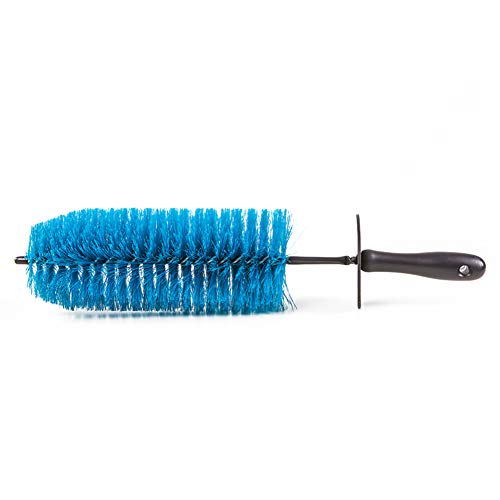 yodaliy Portable Car Tire Wheel Rim Brush Multipurpose Car Wheel Brush Tire Cleaning Brush Long Soft Bristle Scrub Cleaner for Tire Rim Vehicle Motorcycle Engine Auto Detailing Tools