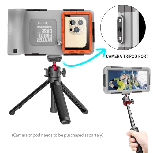 Shellbox Waterproof Smartphone Pouch IPX8 Waterproof Phone Pouch Compatible with iPhone 17e 17 Pro 17 Air 17 Pro Max 16 15 14 13 Pro Max Samsung S26 S26 Plus S25 S24