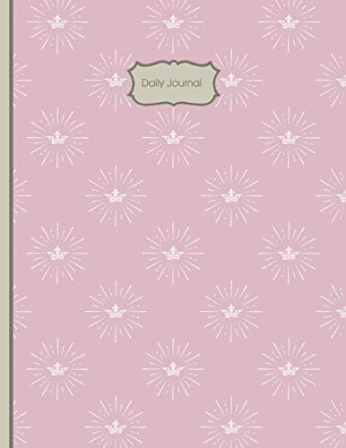 365 Daily Journal: Pink Crown Cover 11"x 8.5" Paperback Dated Perpetual Annual Planner 370 pages Paperback โ June 24, 2019