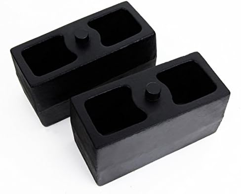 Heavy Metal Suspensions - Fits 2001-2010 GMC Sierra 1500HD, 2000-2010 GMC Sierra 2500HD, 3500HD 8-lug (2WD 4WD) 1" Rear Lift Blocks High Strength Carbon Steel Lift Kit