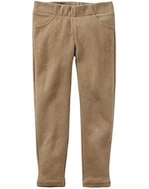 Girl Metallic Gold Jeggings (6M)