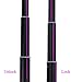 ANG Dog Flirt Pole,Extendable Dog Teaser Wand with 2 Replacement Chew Tail Rope,Interactive Dog Outdoor Toy for Training,Exercising(Black Large)