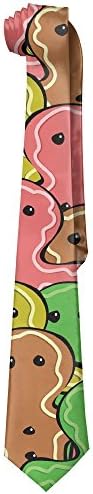 Gingerbread Crowd Gentleman Cool Fashion Tie Classic Stripe Men's Necktie