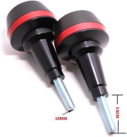 Motorcycle CNC Aluminium Universal Pair Falling Protector Frame Sliders Anti Crash Protection For Honda CB600F CBR600RR CBR650 CB400F/400X New (Red)