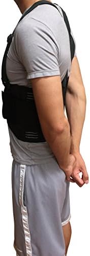 Back Braces for Men and Women | Straightens Lower Back ­| Comfortable Fit with Shoulder Support with Adjustable Waist Belt - For Men / Women ­! (Small)