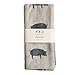 Kitchen Dish Towel by F.E.D, Extra Large Tea Towel in 3 Colours, 100% Professional Cotton, Machine Washable Fabric (Set/Pack of 3) (Navy Pig)