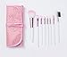 Home Kitty 8 PCS Makeup Brushes Premium Synthetic Kabuki Makeup Brush Set Cosmetics Foundation Blending Blush Eyeliner Face Powder Brush Makeup Brush Kit