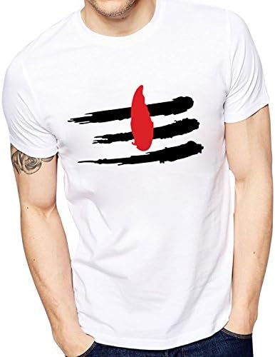 Ghantababajika Men`s Printed Shiv ji T-Shirts