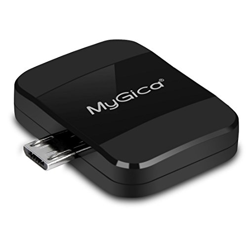MyGica Digital TV Tuner/Receiver for Smartphones & Tablets Running Android 4.2 or Above - Picks up Local TV Stations for Free! - No Data Plan Required