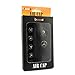 iDoood Steel Car Air Tire Valve Caps and Black Keychain Combo Set for Mercedes Benz
