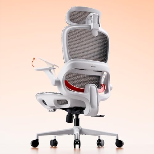 SIHOO B100 Bürostuhl, Bürostuhl Ergonomisch mit Adaptive Lendenwirbelstütze
