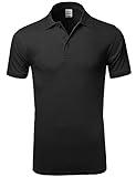 SBW Men's Basic Solid 3 Buttons Polo Shirts in Various Colors