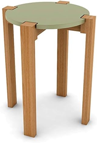 dar Living Retro Stool/Side Table, Sage