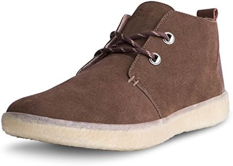 BluPrint Indio Desert Mens Suede Boots with BluPrint CLOUD IMPRINT Comfort Technology - Size 9.5 - Walnut - Mens