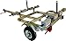 MALONE XTRALIGHT TRAILER PACKAGE w/ 1 L-KAYAK RACK AND STACKER BLOCKS