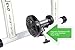 AccelaVelo Mag-X Indoor Magnetic Bike Trainer – Features Constant Magnetic Resistance & Quick Release Wheel Lock – Ride Your Bike Like A Pro Indoors – 2-Year Warranty – White & Black