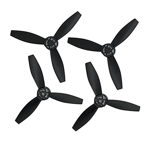 [Parrot Bebop Accessory] Upgrade Rotor Propellers Props 2 Drone Carbon Fiber Composites (Black)