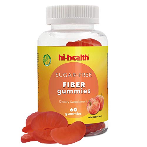 HiHealth SugarFree Fiber Gummy, Plant Based, GlutenFree, Ketogenic