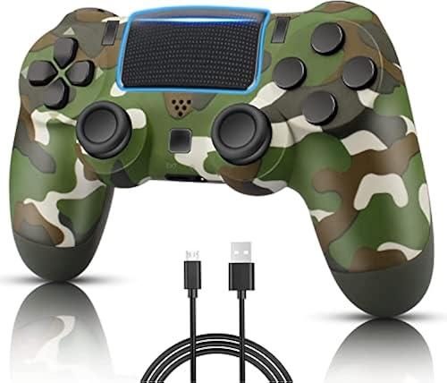 OUBANG Wireless Remote Work with PS4 Controller, Green Camo