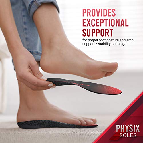 Arch Support Insoles Men & Women by Physix Gear Sport Orthotic