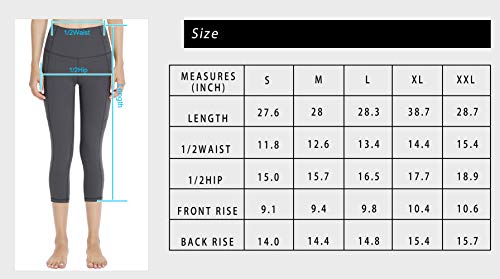image for Dragon Fit High Waist Yoga Leggings with 3 Pockets,Tummy Control Worko