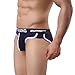 Men's Underwear,Neartime Mens Boxers Pouch Shorts Underpants Sleepwear (L, Dark Blue)