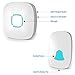 Doorbell, Lovin Product Waterproof Wireless Doorbell Chime Kit with 36 Chimes/Adjustable Volume; 1000feet Operating, with Sound LED Flash Door Bell for Home (2 Receiver x 1Push Button)