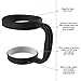 Hawkeye Anti Slip Handle for 30 Oz Yeti Rambler Tumbler - Made of Durable Plastic with Black Satin Finish - Fits RTIC, SIC Cup and Other 30 oz Tumblers - Handle Only, Tumbler not Included