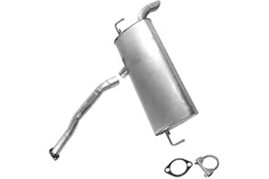 Superior Exhaust Direct Fit Rear Muffler, Stainless Steel, Compatible with Kia Sportage 2.4L 2011-2016