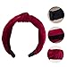 SIQUK 10 Pieces Knot Headband Velvet Twist Knot Turban Headbands for Women and Girls, 10 Colors