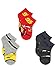 Disney Cars 3 Boys 6 pack Socks (4-6 Toddler (Shoe: 7-10), Multi Quarter & No Show)