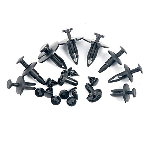 YaeTek 415 Pcs Push Retainer Kit with Fastener Remover Plier, Car Retainer Clips & Fasteners Kit Auto Push Pin Rivet Trim Clip Panel Body Interior Assortment Set Fits for GM Ford Toyota Honda Chrysler