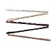 LUX ACCESSORIES 60 PC Glitter Sparkle Bobby Pin Hair Multi Color Dark Clip Set