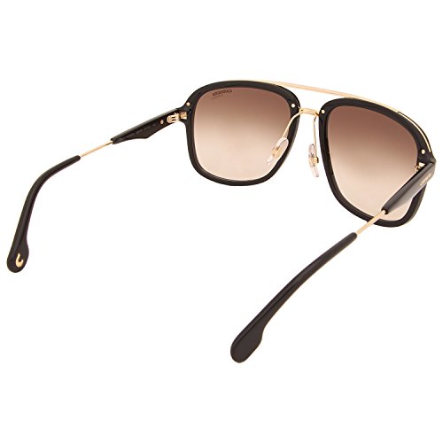 Carrera Men's Ca133s Aviator Sunglasses, Black Gold/Brown Gradient, 57 mm