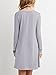 Women's Plain Cute Simple Tshirt Dress (L, Grey)