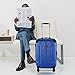 Goplus Expandable Carry On Luggage, 20-inch ABS Hardside Travel Bag, Lightweight Trolley Suitcase with Spinner Wheels
