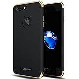 iPhone 7 Plus Case, LOHASIC 3 In 1 Anti-Scratch Anti-fingerprint Shockproof Case Electroplate Frame with Non Slip Coated Matte Surface Cover for Apple iPhone 7 Plus (5.5