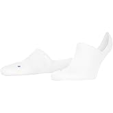 FALKE Unisex Cool Kick No Show Socks, Breathable, Cooling Effect, Polyester, Low Cut, Non Slip Heel Grip, Coolmax, White (White 2000), 5-6, 1 Pair