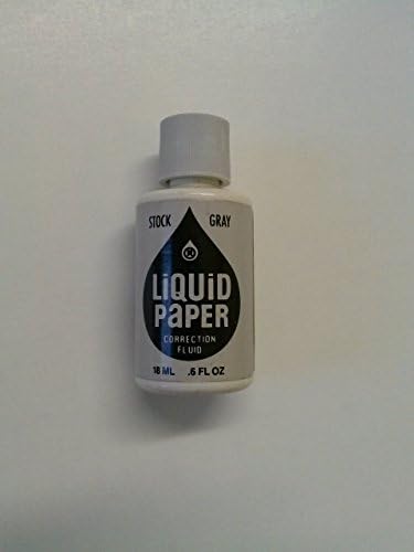 Gillette 566-01 Liquid Paper Ledger Buff 18 ml Made in USA Sold by the Individual Bottle