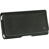 Premium Horizontal Leather Large Size Case Pouch, [Luxmo] Holster with Magnetic Closure with Belt Clip for Samsung iPhone 6s Plus / iPhone 7 Plus - Retail Packaging - #8