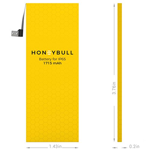 HoneyBull Replacement Battery iP6S [1715 mAh] Repair Kit Tools Included | New Backup Battery Kit Not for ip6 - Thumbnail 3